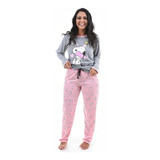 Pijama Feminino Inverno Longo