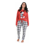 Pijama Feminino Longo De