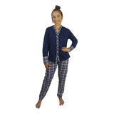 Pijama Feminino Longo De