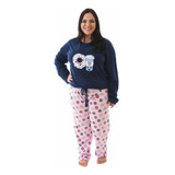 Pijama Feminino Longo Plus