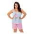 Pijama Feminino Regata Plus Size Baby Doll Short Doll