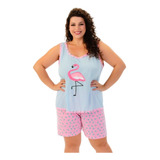 Pijama Feminino Regata Plus