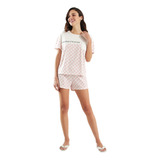 Pijama Feminino Verao Manga