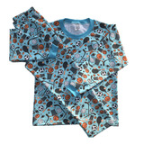 Pijama Femininos Inverno Frio Masculino Infantil Tam 2 A 6