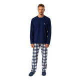 Pijama Flanelado Manga Longa