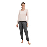 Pijama Hering Feminino Manga