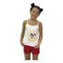Pijama Infantil Feminino Baby Doll Estampa Divertidamente