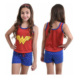 Pijama Infantil Feminino Curto
