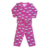 Pijama Infantil Inverno Frio Menina Longo Comprido 200339