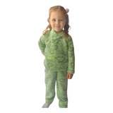 Pijama Infantil Longo Fleece