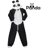 Pijama Infantil Macacão Kigurumi Fantasia Urso Pand Parmalat
