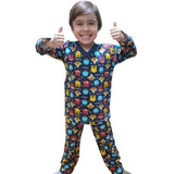 Pijama Infantil Manga Longa