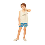 Pijama Infantil Masculino Manga Short Curto Verão Conforto