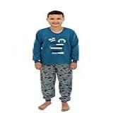 Pijama Infantil Masculino Moletinho Flanelado Estampado Carros 16 