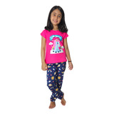 Pijama Infantil Menina   100  Algodão