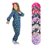 Pijama Infantil Menina Manga Longa Calça C punho 468 Frio
