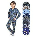 Pijama Infantil Menino Moletinho Flanelado Felpudo Manga Longa Estampado Frio Inverno De 1 A 14 Anos Tamanho 3 Cor Estam