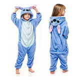 Pijama Infantil Stitch Lilo Macacão Fantasia Kigurumi