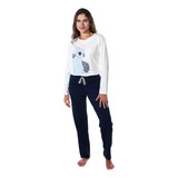 Pijama Inverno Dog Feminino 100 Algodão Empório Do Algodão