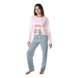 Pijama Inverno Gato Feminino 100 Algodão Empório Do Algodão