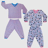 Pijama Inverno Longo De Bebê Conjunto