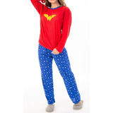 Pijama Joaninha Longo Fechado