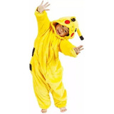 Pijama Kigurumi Macacão Pokemon Pikachu Charmander Squirtle