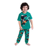 Pijama Kyly Infantil Juvenil Masculino Curto