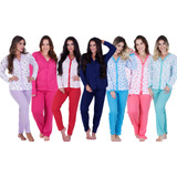 Pijama Longo Amamentacao 
