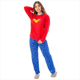 Pijama Longo Fechado Feminino
