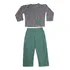 Pijama Longo Pv Malha Fina Infantil Bebê Menina Tam. 1 Ao 3