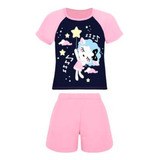 Pijama Lupo Infantil Kids Menina Verão 100 Algodão 22337