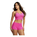 Pijama Luxo Feminino Baby Doll Verão Coleção Blogueira