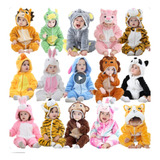 Pijama Macacão Infantil Bicinho Fantasia Inverno Animais