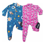 Pijama Macacao Infantil Em