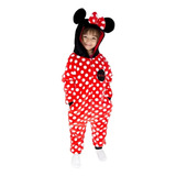 Pijama Macacão Infantil Minnie Kigurumi Disney