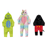 Pijama Macacao Kigurumi Divertido Fantasia Infantil