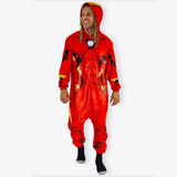 Pijama Macacão Pelúcia Kigurumi Homem De Ferro Original