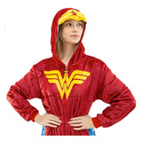 Pijama Macacão Pelúcia Kigurumi Mulher Maravilha Original Dc