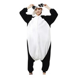 Pijama Macacão Pelúcia Soft Kigurumi Cosplay Fantasia Panda