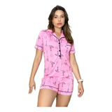 Pijama Macaquinho Americano Blogueira