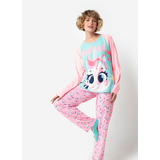 Pijama Manga Longa Adulto