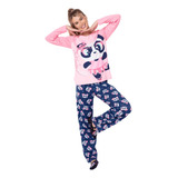 Pijama Manga Longa Feminino