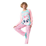 Pijama Manga Longa Feminino