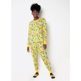 Pijama Manga Longa Viscolycra