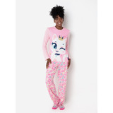 Pijama Manga Longa Viscolycra