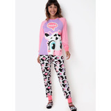 Pijama Manga Longa Viscolycra