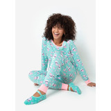 Pijama Manga Longa Viscolycra
