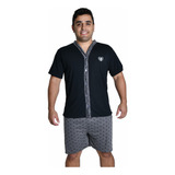 Pijama Masculino Aberto Botoes