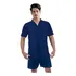 Pijama Masculino Botão Adulto Blusa Manga Curta E Shorts